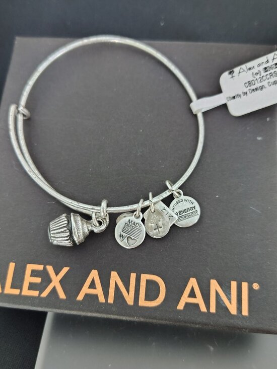 Alex and Ani Jewelry - New 🧁 Alex and Ani CupCake Bangle 🧁  825